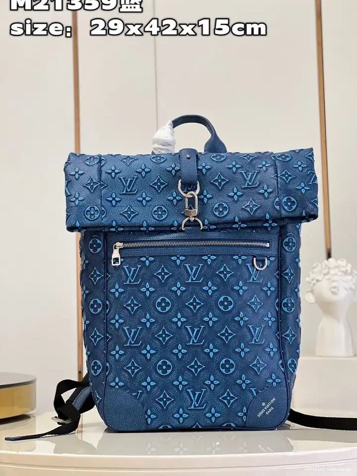Official oldcobbler BACKPACK VUITTON TOP ROLL LOUIS 0524